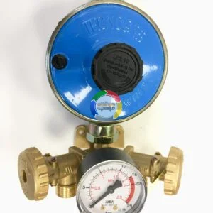 Kit minicentralina GPL cu regulator GPL 10kg/h si manometru Tecnogas