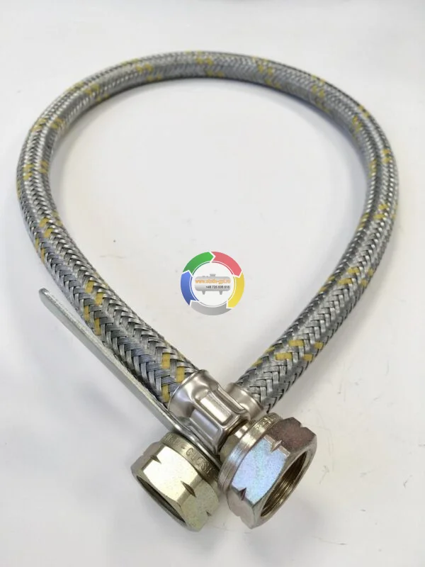 Racord flexibil GPL combinat 1/2 (CH27)W21X1/14 – 3/8 (CH25)W20X1/14 - 50 cm