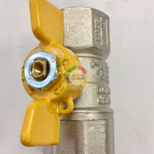 Robinet GPL sfera filet 3/8 fluture folosit in instalatii cu gaz GPL