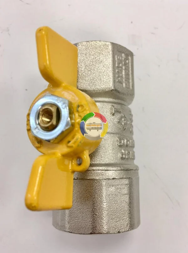 Robinet GPL sfera filet 3/8 fluture folosit in instalatii cu gaz GPL