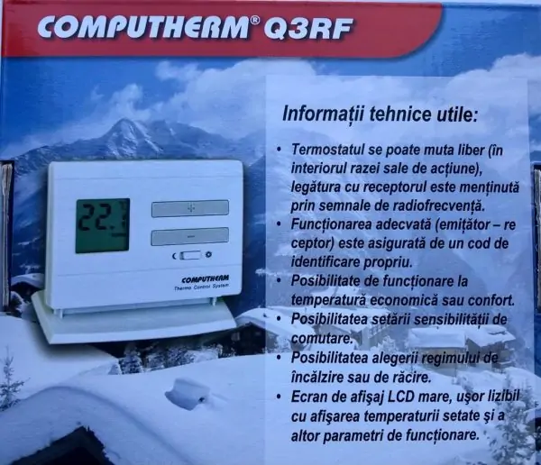 Termostat ambient universal Computherm Q3RF