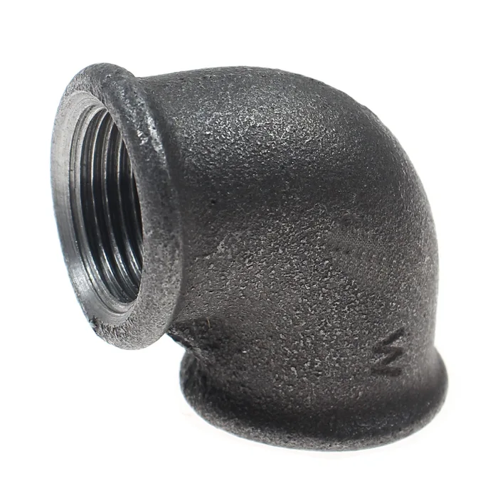 Cot negru 3/4" FI-FI 90 grade